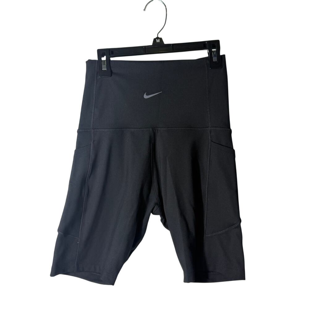 maternity Nike One High-Waisted Training Bike Shorts Women's Small Black New